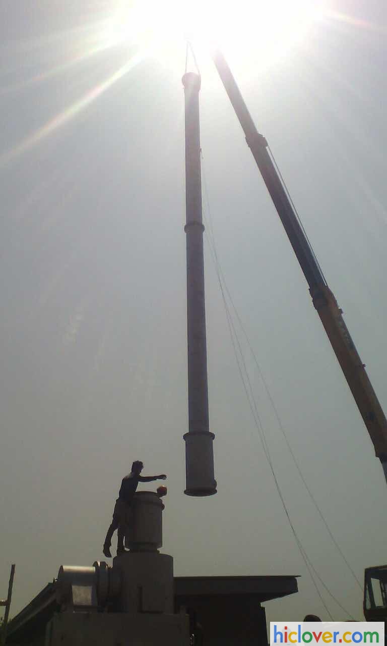 instal waste incinerator chimney