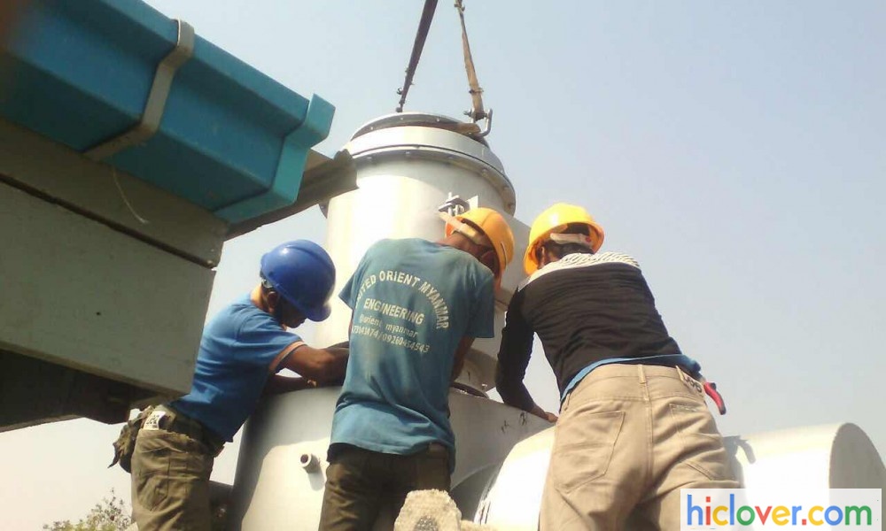 waste incinerator smoke filter chamber installation