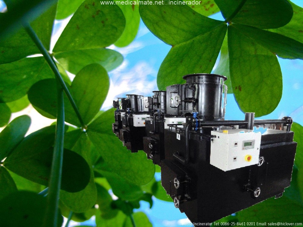 infectious waste pyrolysis machine china